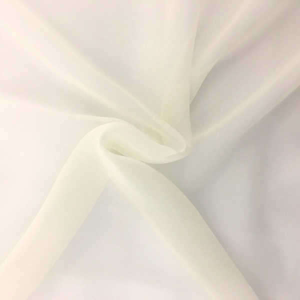 Chiffon Fabric Ivory